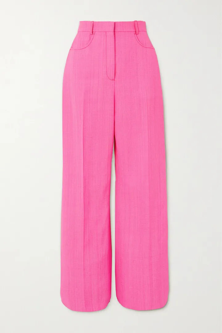 Jacquemus - Meloia Woven Straight-leg Pants - Pink