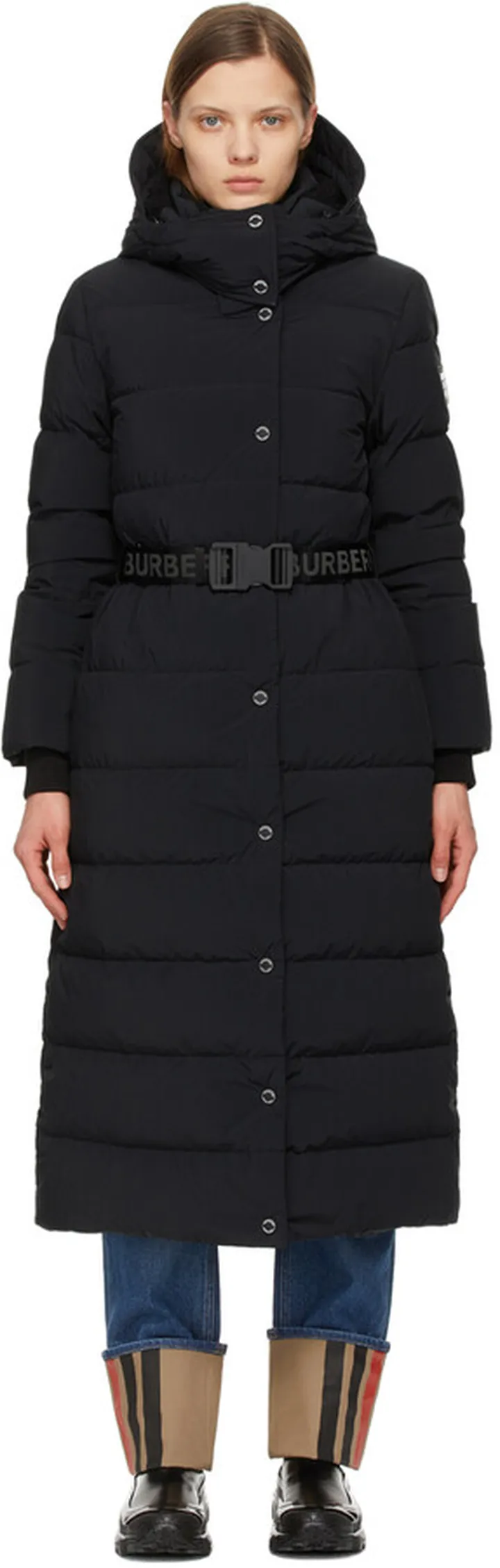 Burberry Black Down Eppingham Coat