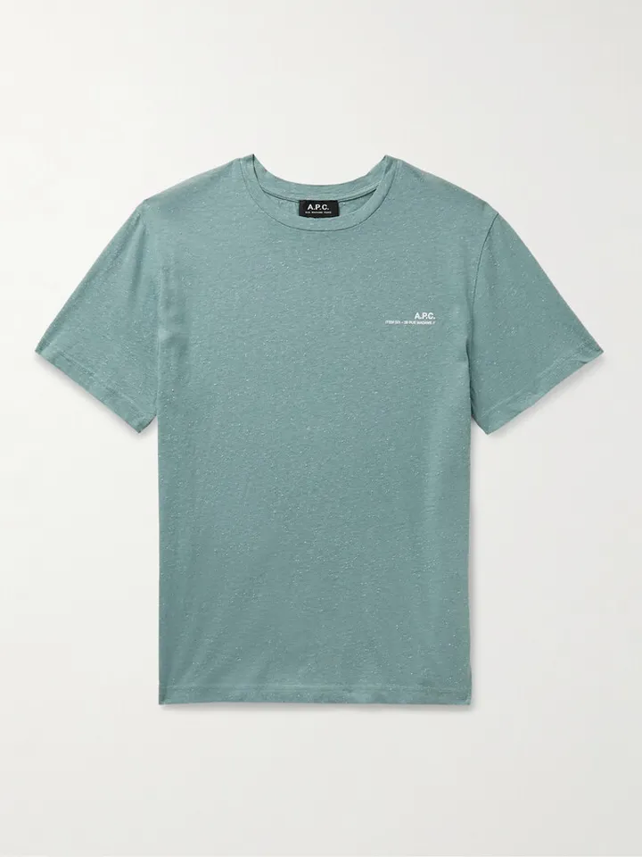 Logo-Print Slub Cotton-Jersey T-Shirt