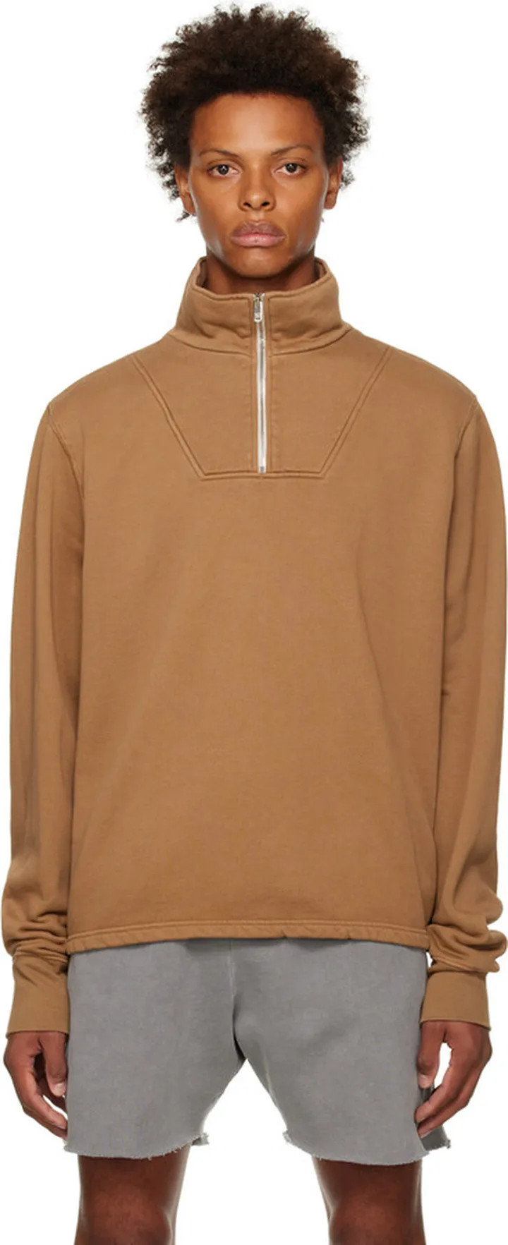 Les Tien Brown Yacht Sweater