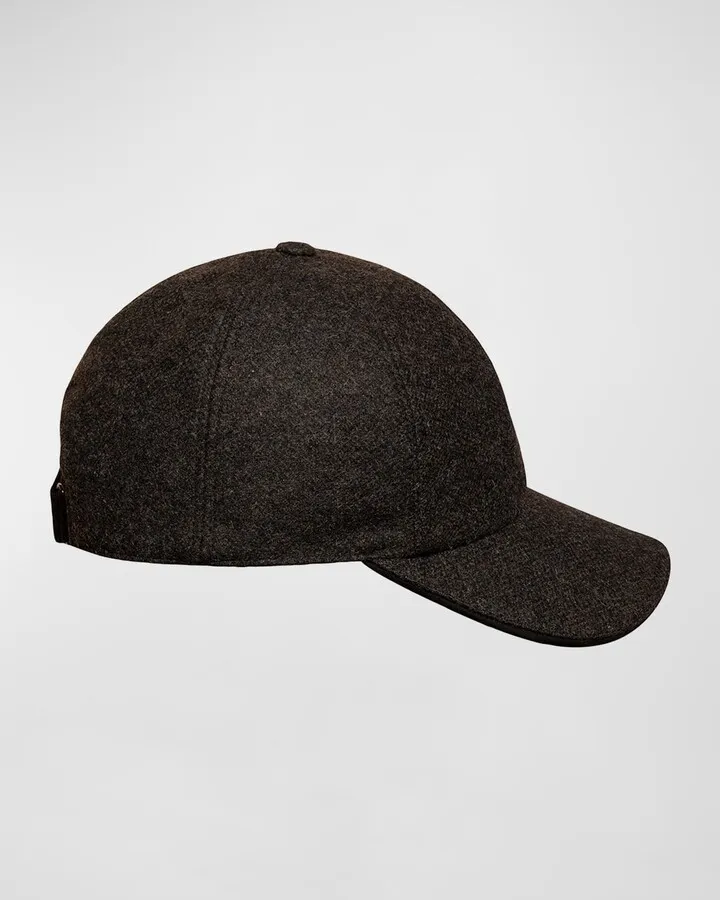 Men's 6-Panel Wool-Cotton Baseball Cap