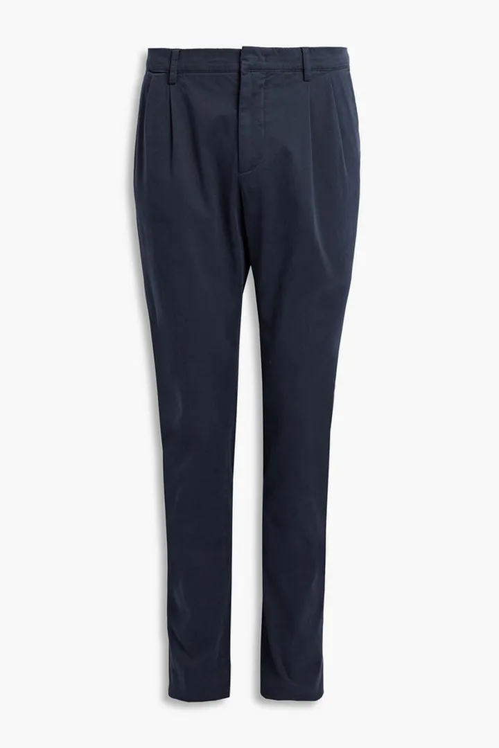 Cotton-blend twill chinos