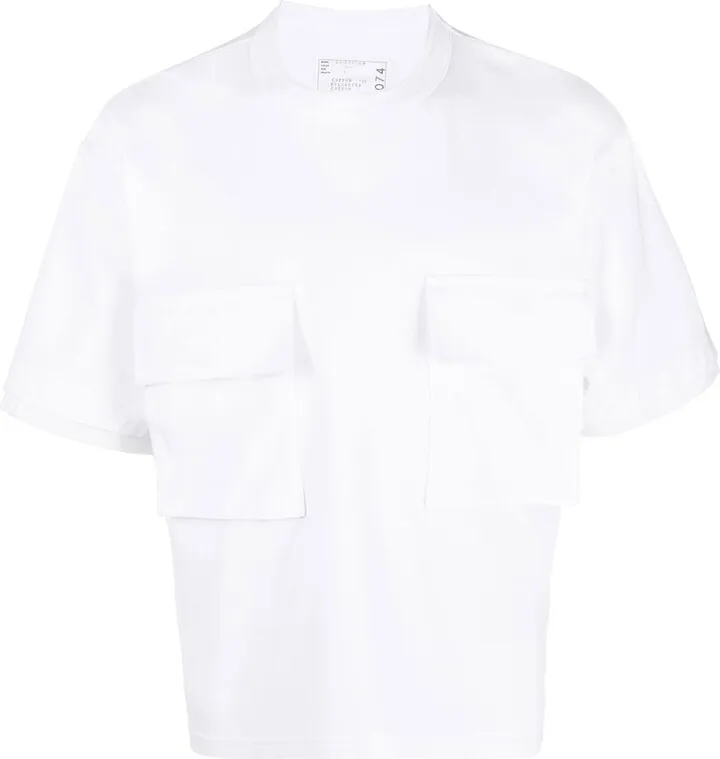 cotton cargo short-sleeve T-shirt