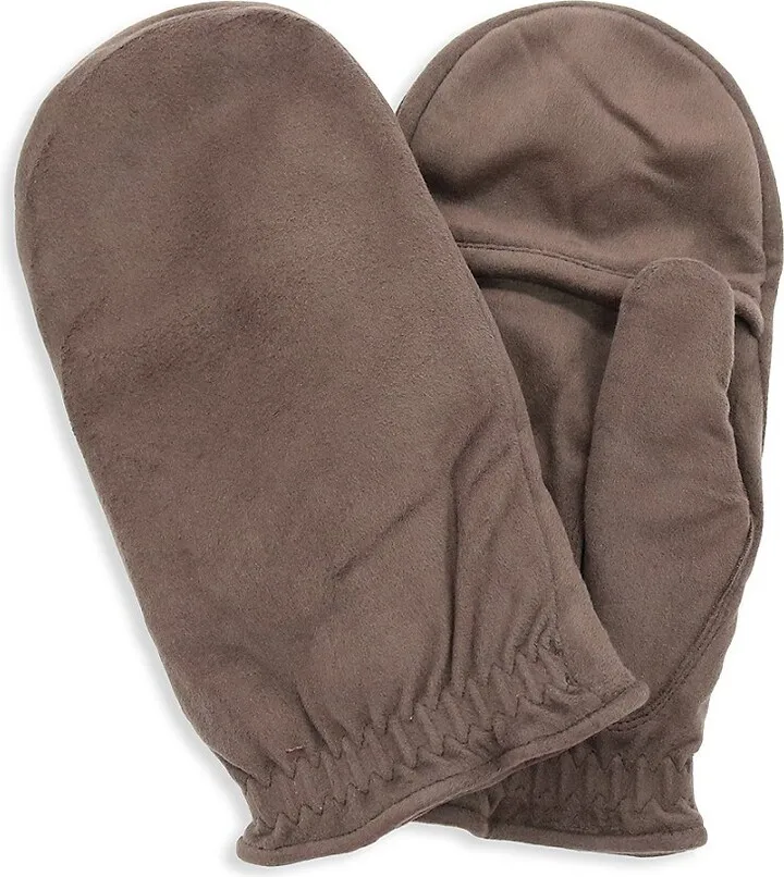 Faux Suede Mittens