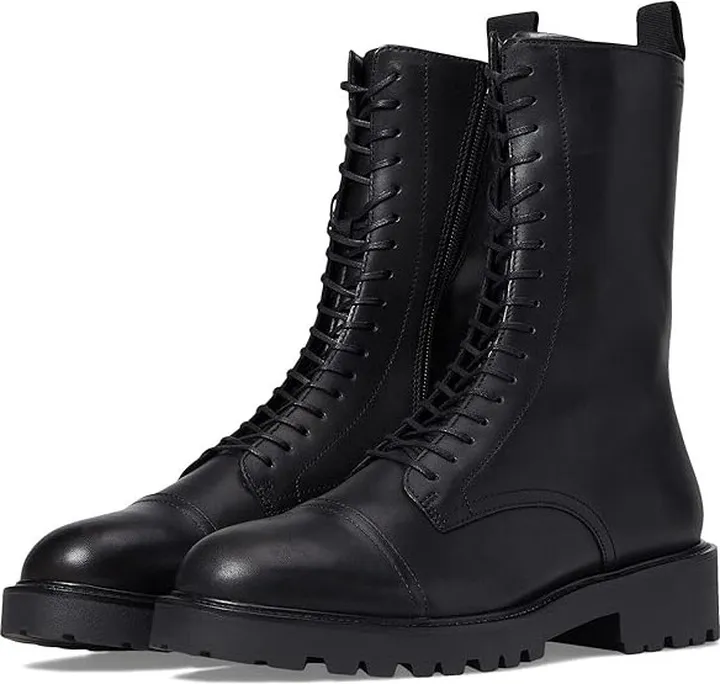 Vagabond Shoemakers Kenova Leather Lace-Up Boot (Black) Women's Shoes