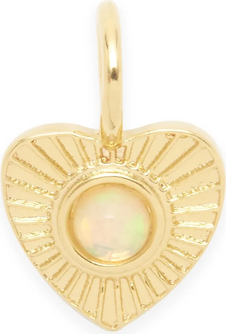 brook & york Opalite 14K Gold-Plated Cora Charm