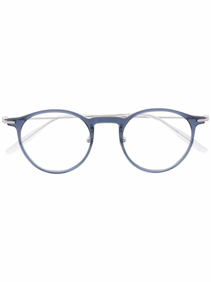 Round-Frame Clear Glasses