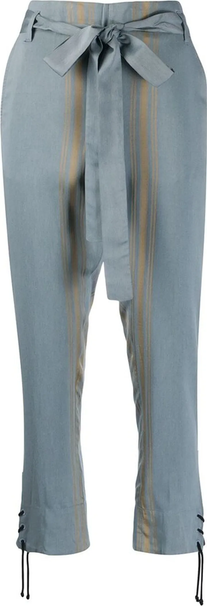 Striped Cropped Trousers