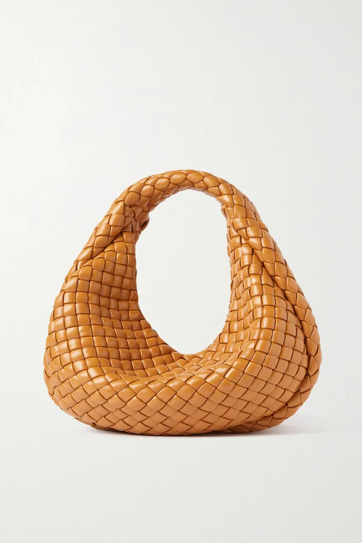 Bottega Veneta - Jodie Mini Intrecciato Leather Tote - Brown