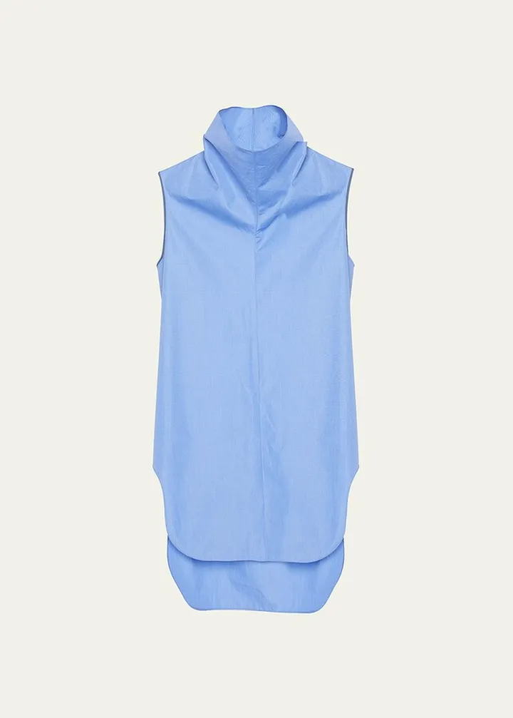 Almora Funnel-Neck Cotton Tunic