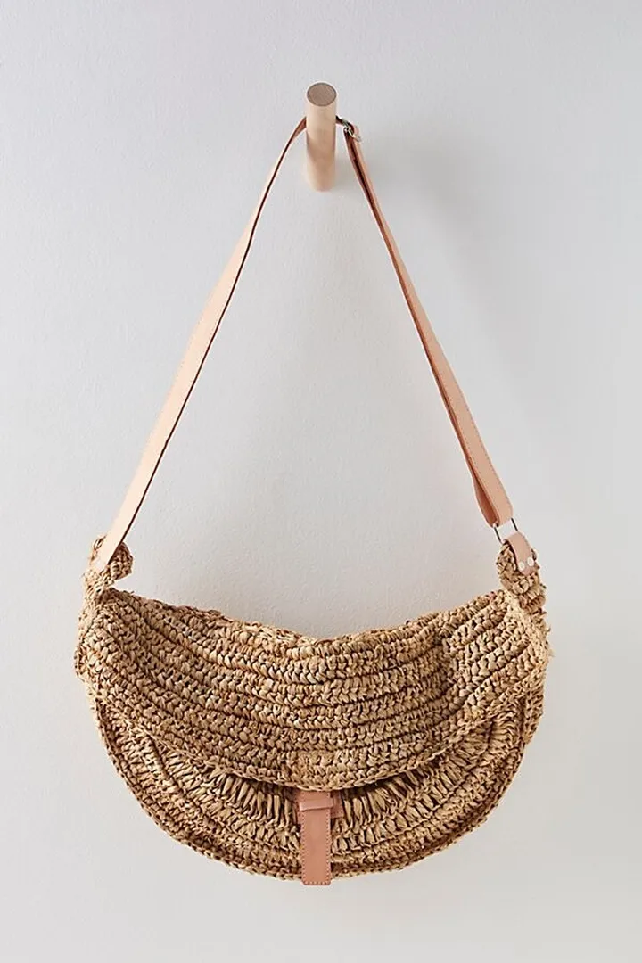 Island Sun Straw Sling by Free People