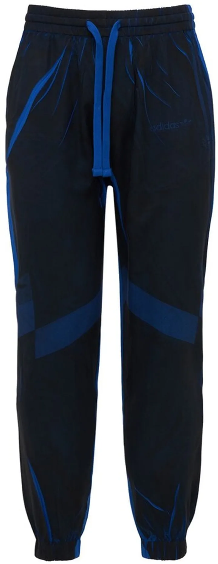 Blue Version Silk Track Pants