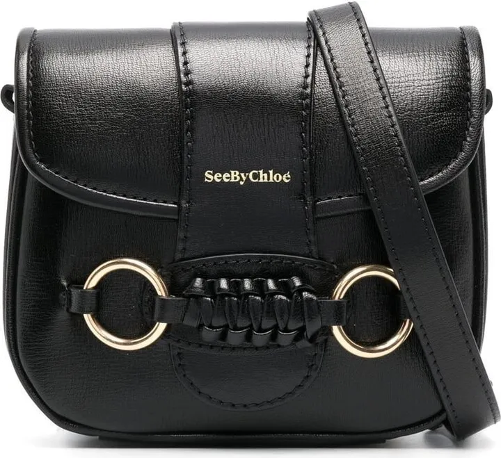 SEE BY CHLOÉ- Saddie Leather Shoulder Bag