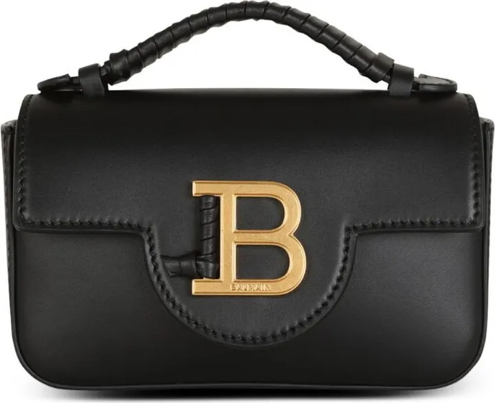 Balmain Mini Leather B-Buzz Cross-Body Bag
