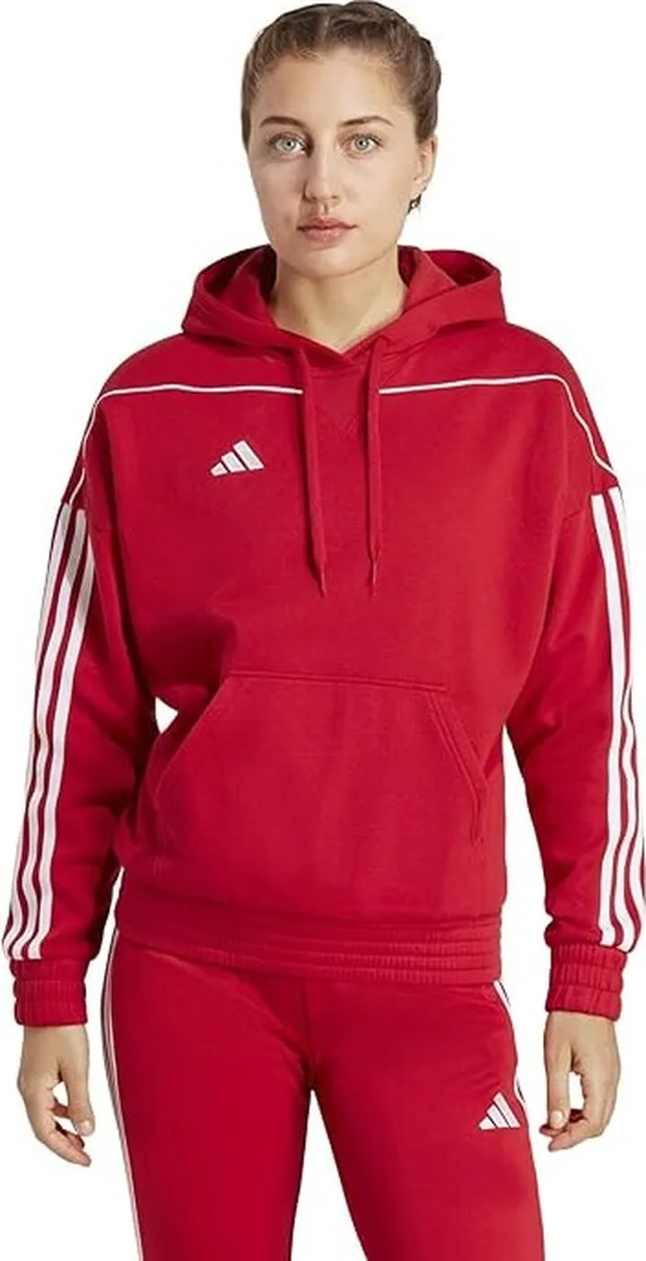 adidas Tiro 23 League Sweat Hoodie (Team Power Red) Women's Clothing
