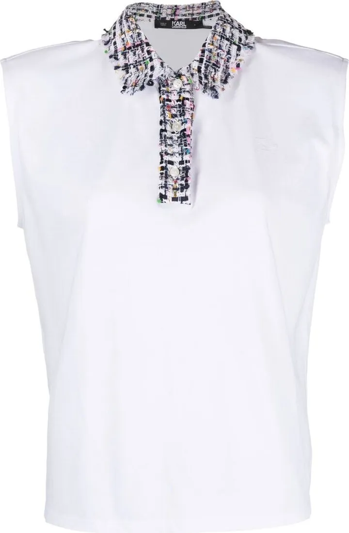 Boucle Polo Tank Top