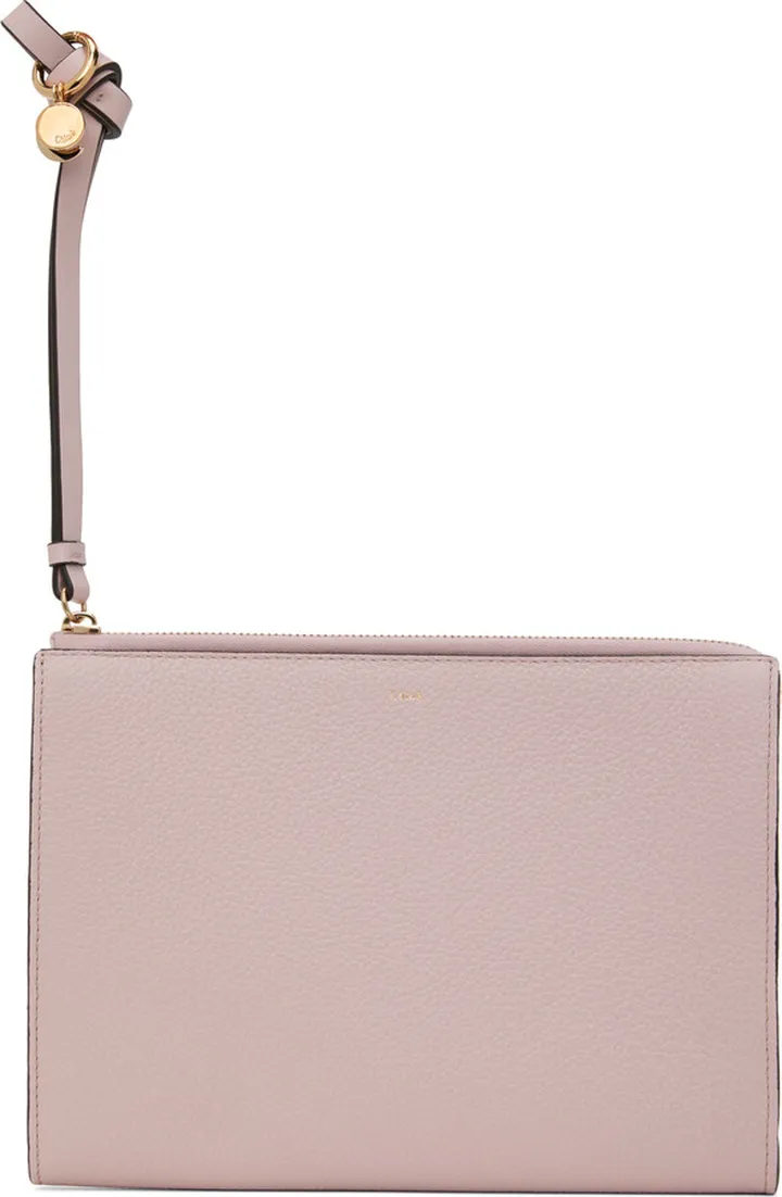 Chloé Purple Alphabet Pouch