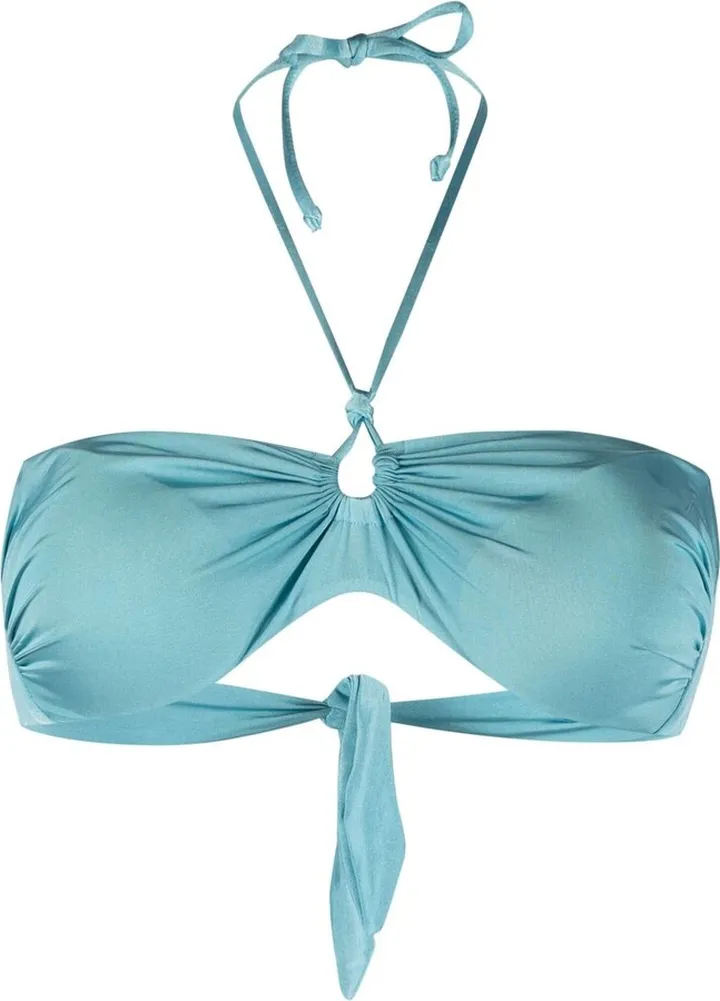 Gathered-Detail Bikini Top