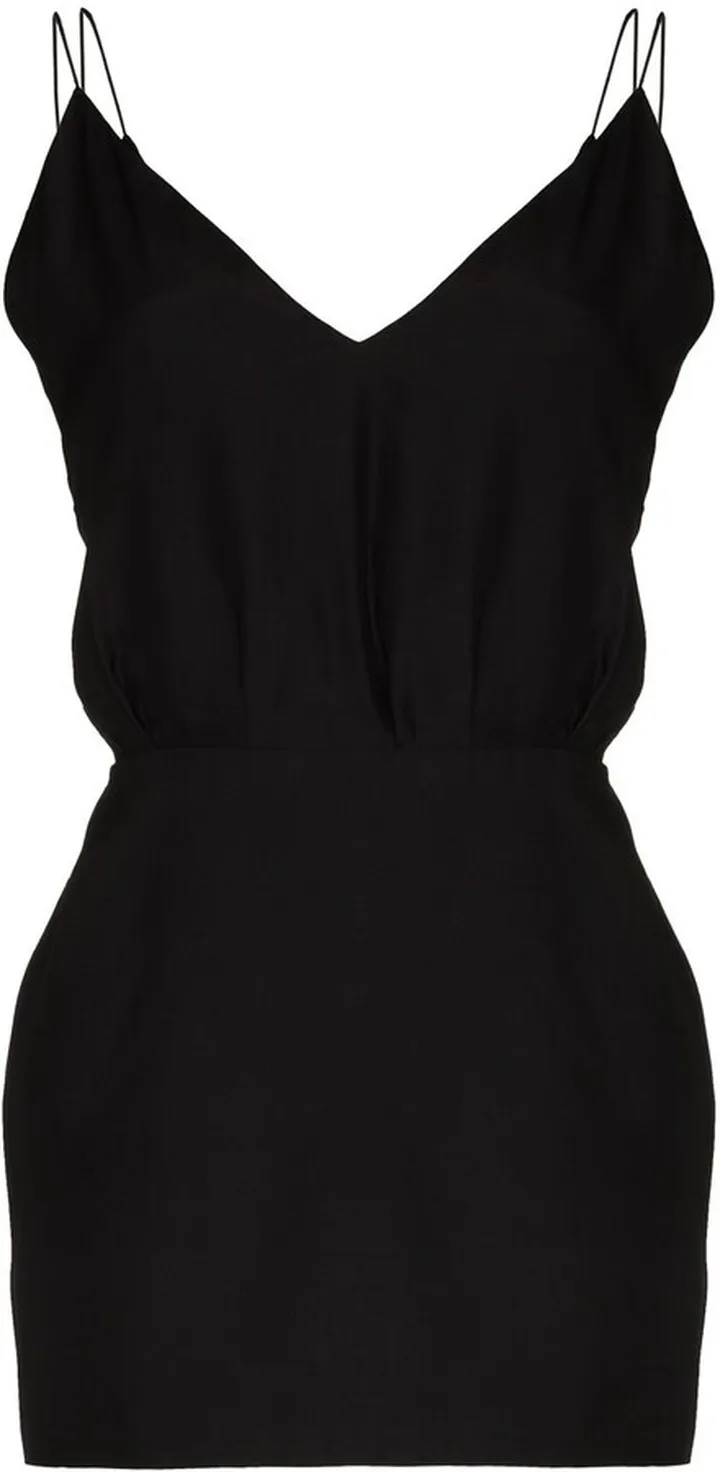 Asa V-neck slip minidress