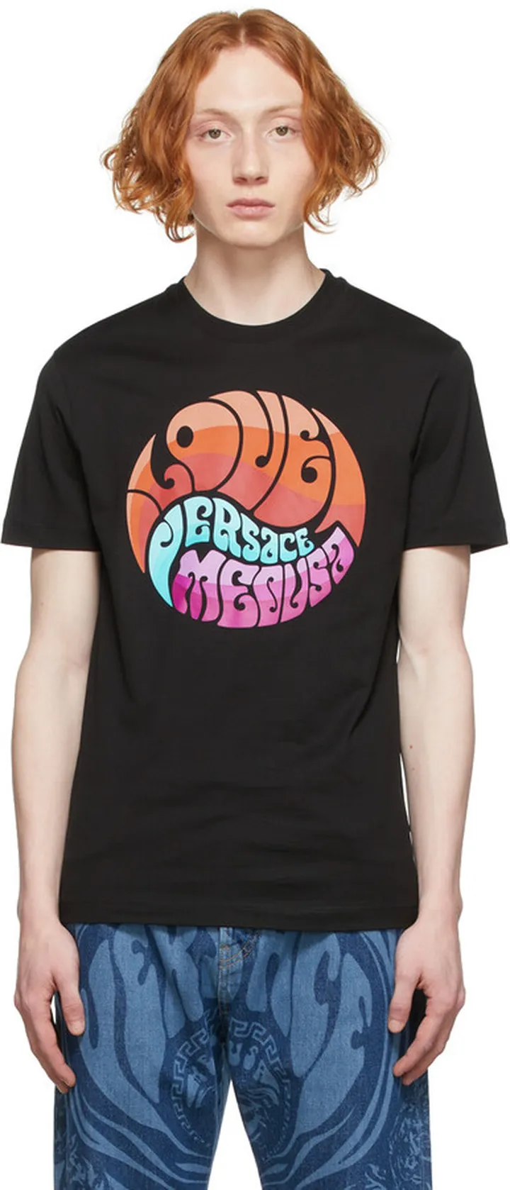 Versace Black Medusa Music T-Shirt