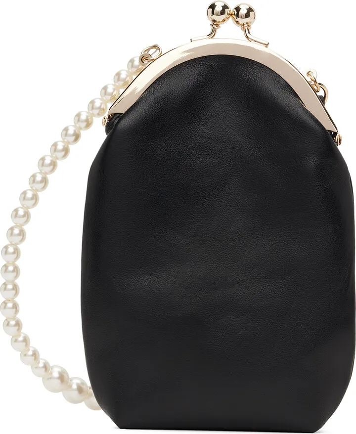Simone Rocha Black Long Coin Bag