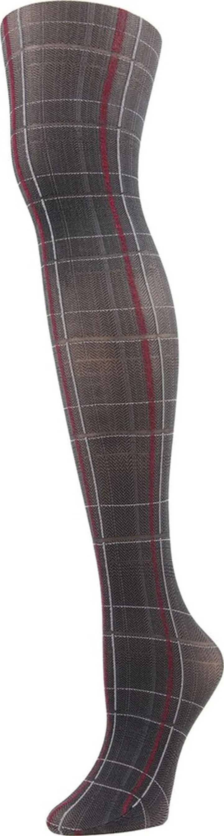 MeMoi Women's Pretty in Plaid Stretch Opaque Tights