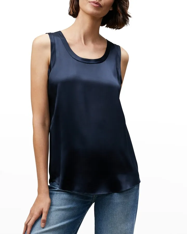 Petite Perla Luxe Charmeuse Blouse