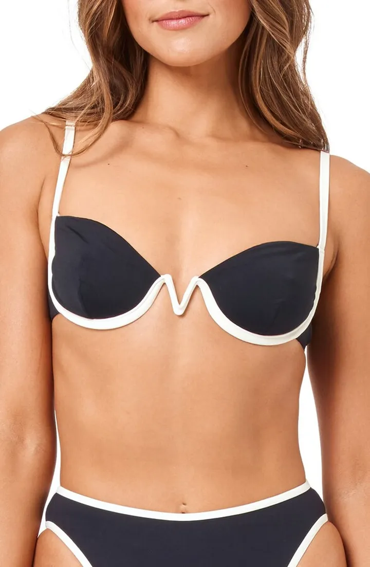 Nico Two-Tone Swim Top