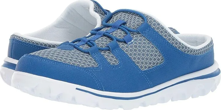 Propet TravelActiv Slide (Blue) Women's Slip on Shoes