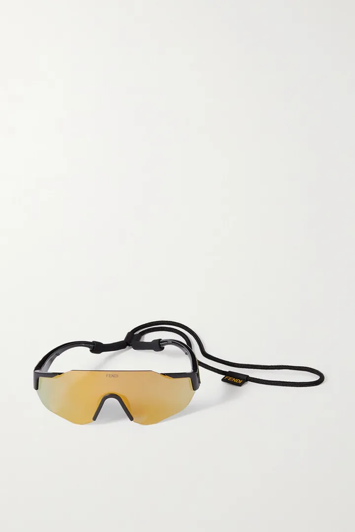 Fendi - D-frame Acetate Mirrored Sunglasses - Green