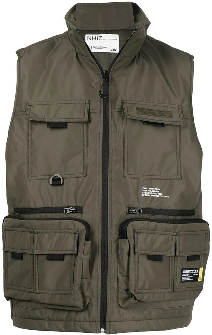 x Neighborhood zippered utility gilet