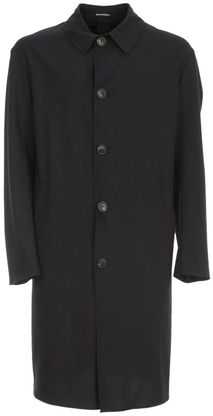 Emporio Armani Single-Breasted Dust Coat