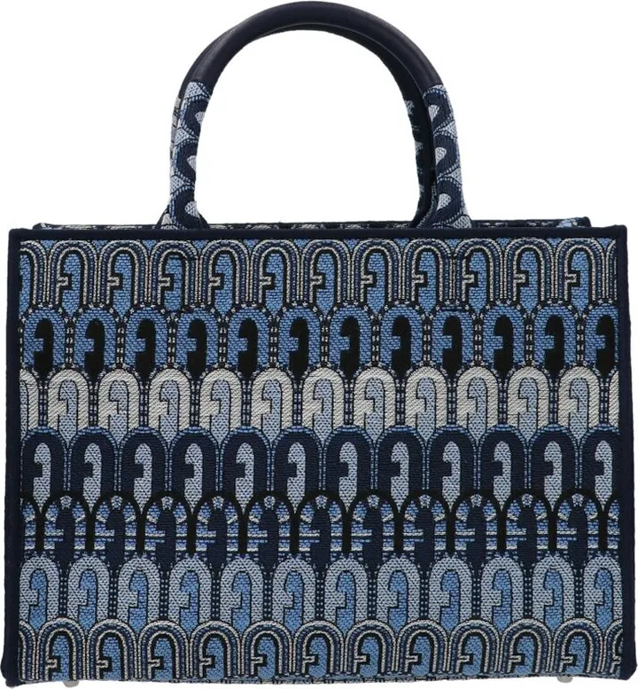 Furla Toni Antracite Jacquard Tote Bag