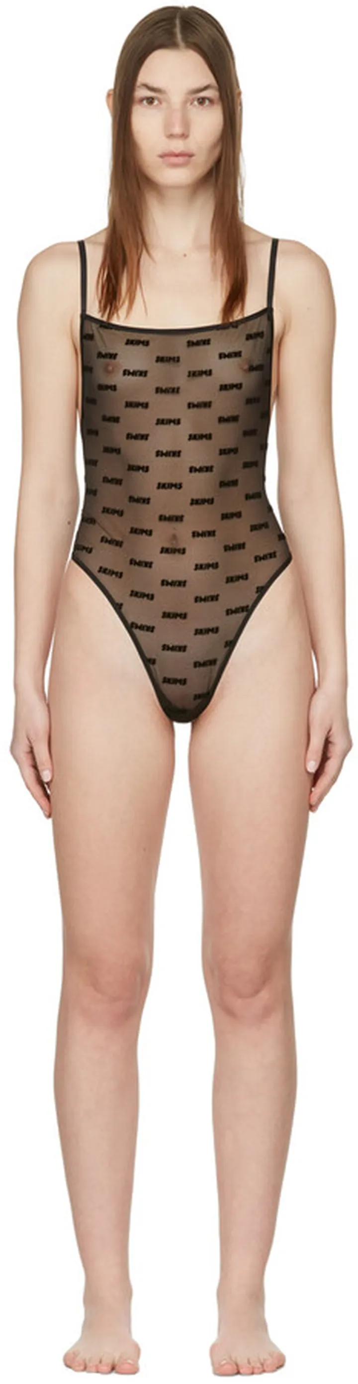 SKIMS Black After Hours Bodysuit