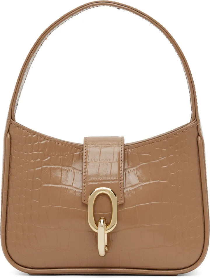 ANINE BING Tan Mini Cleo Bag