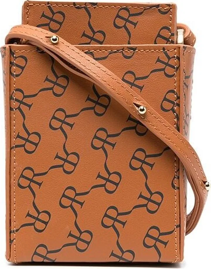 Monogram Logo Print Mini Bag