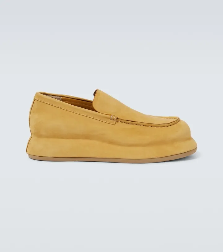 Les Mocasins Bricciola suede platform loafers