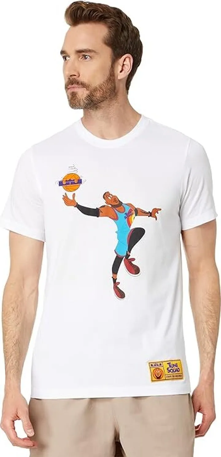 Nike Lebron Space Jam Tee (White) Men's Clothing
