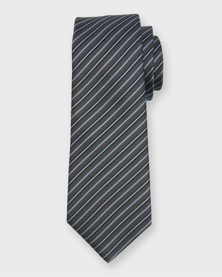 Men's Multi-Stripe Silk Tie