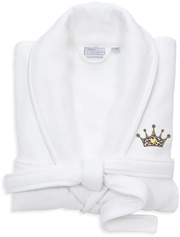 Linum Home Textiles Turkish Cotton Waffle Terry Bathrobe