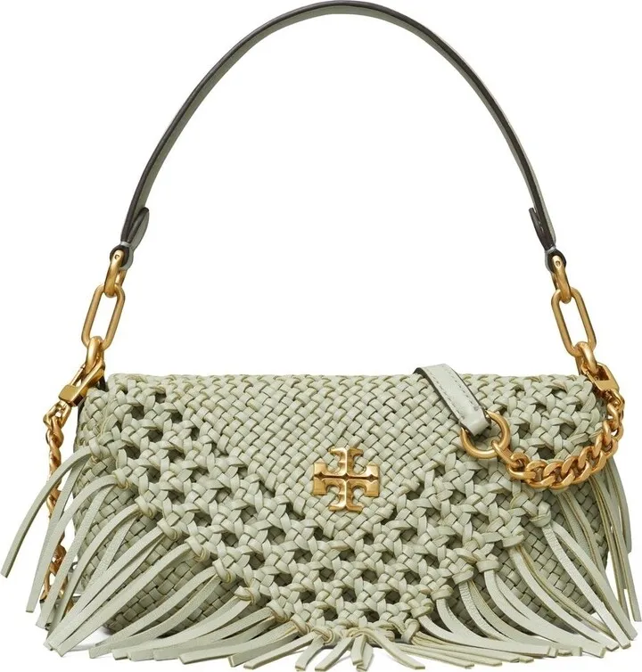 Kira leather fringe shoulder bag
