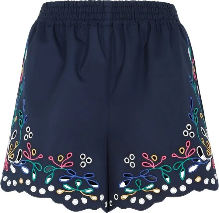 Chloé Floral Patterned Bermuda Shorts