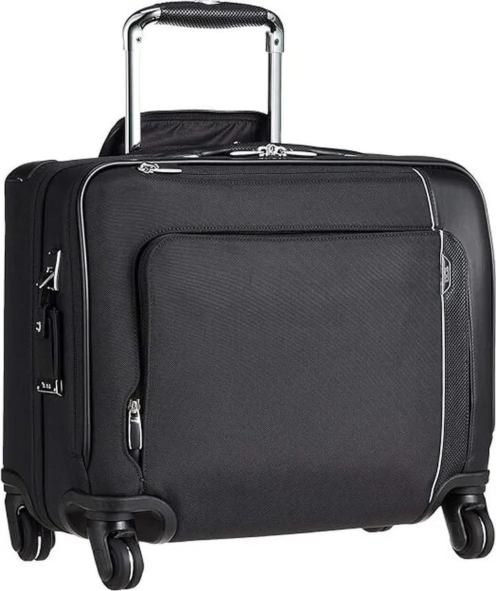 Tumi Arrive Compact 4 Wheeled Brief (Black) Briefcase Bags