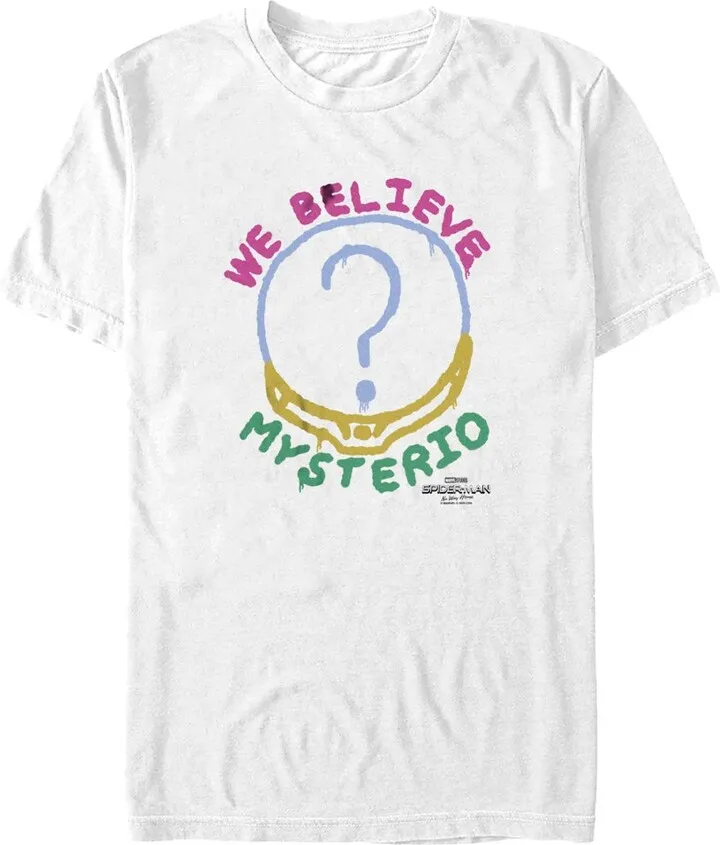 Men's Marvel Spider-Man: No Way Home We Believe Mysterio T-Shirt - White - Large