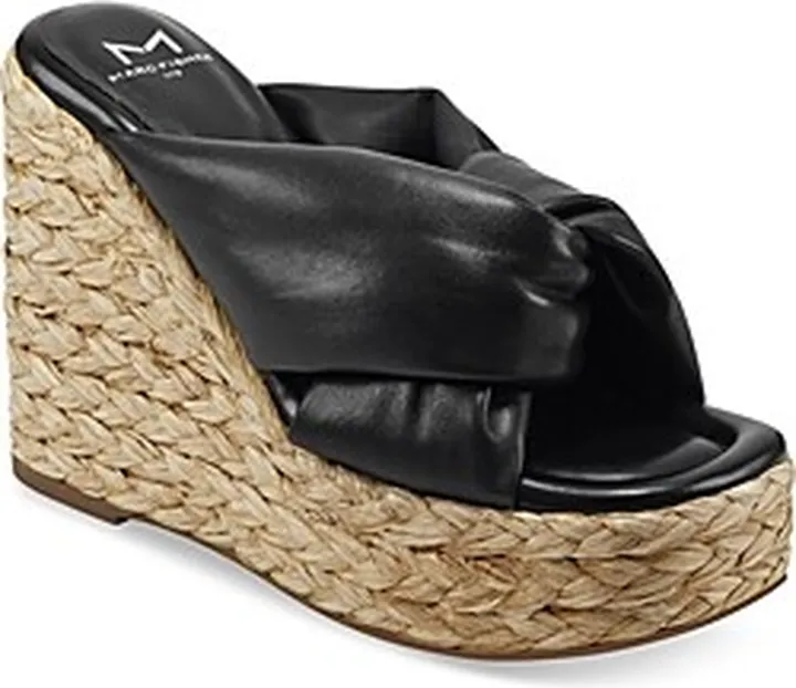 Marc Fisher Ltd. Women's Navina Slip On Espadrille Platform Wedge Sandals