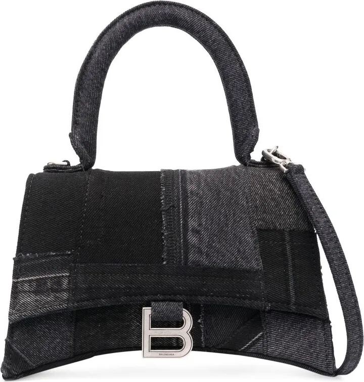 S Hourglass patchwork tote bag