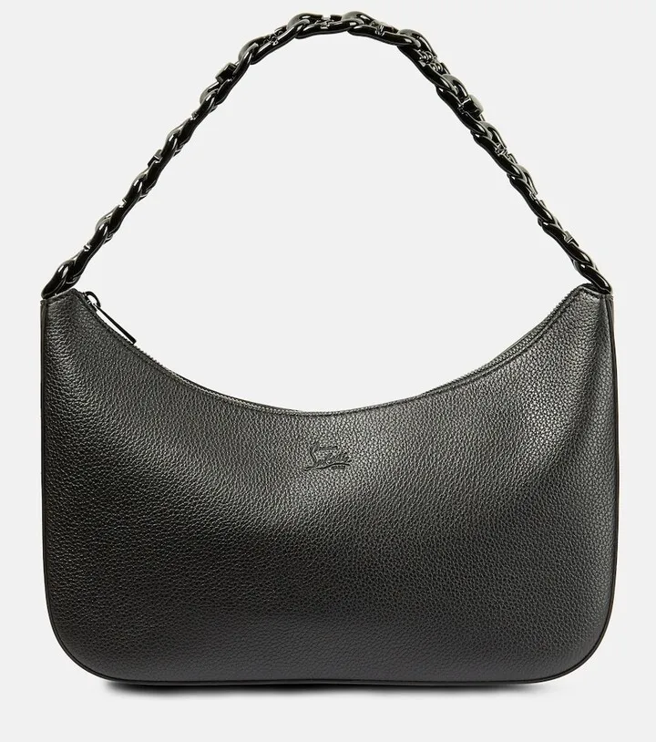 Loubila Chain Large leather shoulder bag