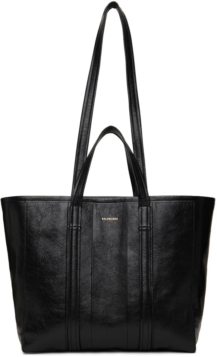 Balenciaga Black Medium Barbes East-West Tote