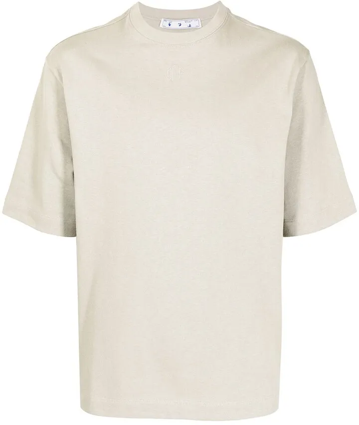 logo-embroidered short-sleeve T-shirt