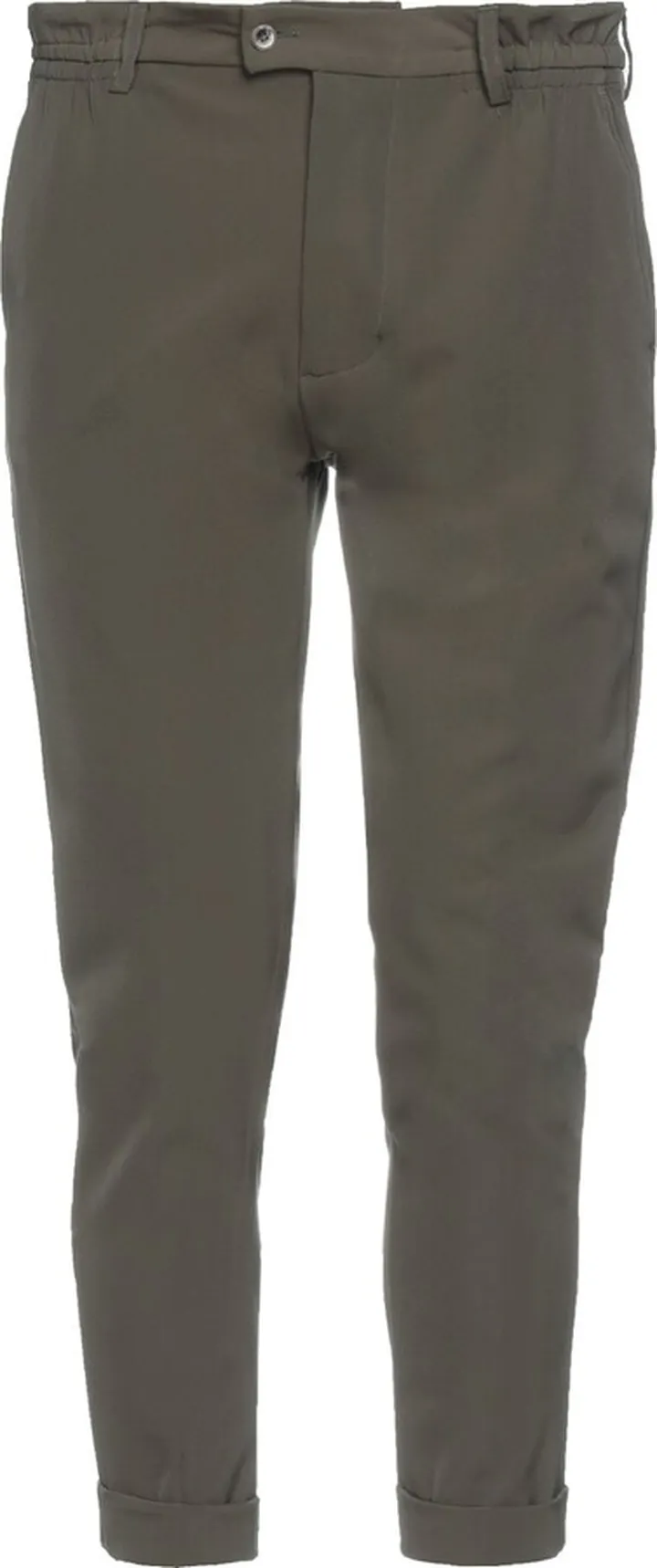 Cropped Pants Military Green